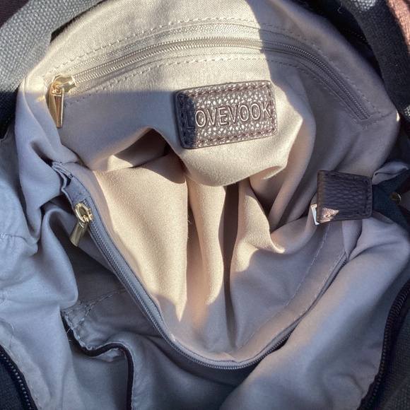 LOVEVOOK Classic & Stylish Convertible Big Canvas Cotton Tote Backpack Handbag main image 5